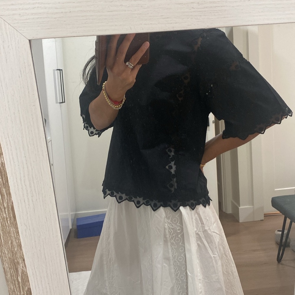 NWOT Ulla Johnson matching set in poplin cotton - Picture 4 of 8